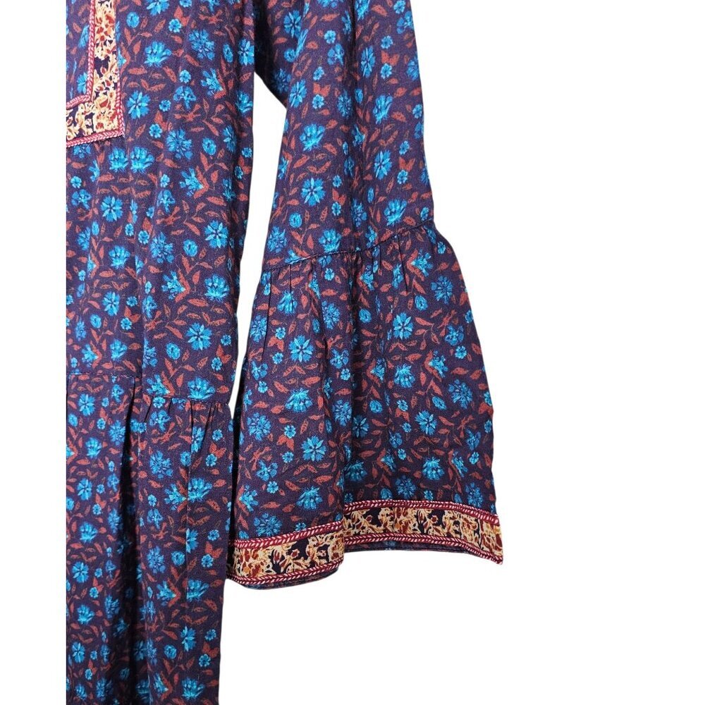 Women's - Lola Australia Blue Bell Sleeve Dress - Picture 5 of 7